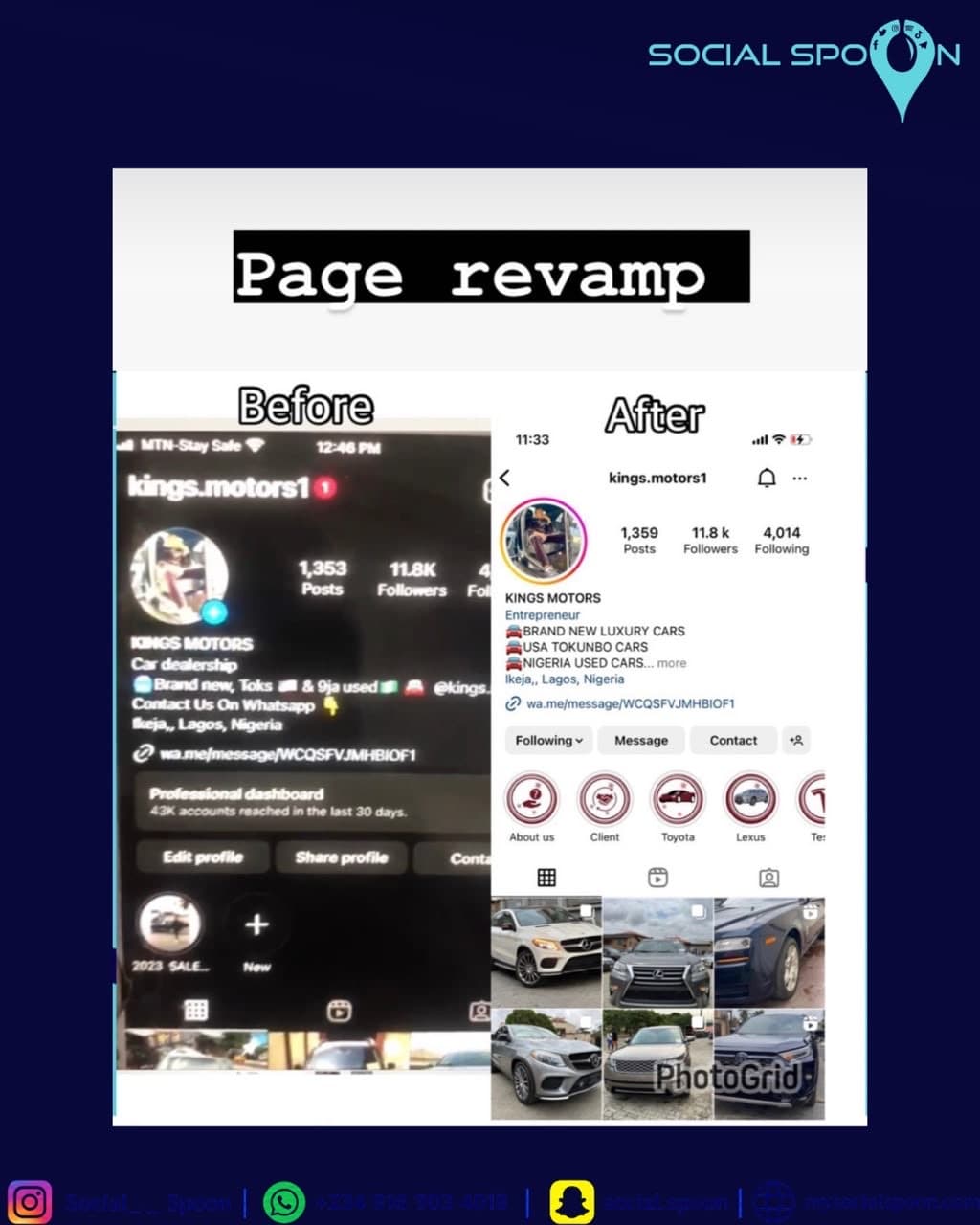 Page revamp